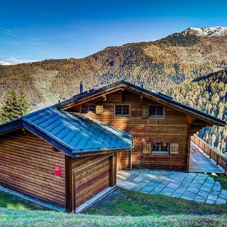Chalet Le Chapeau La Tzoumaz Eksteriør billede