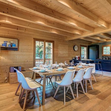 Chalet Le Chapeau La Tzoumaz Eksteriør billede