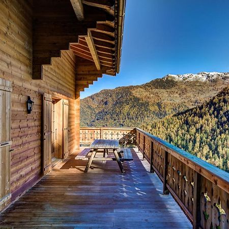 Chalet Le Chapeau La Tzoumaz Eksteriør billede