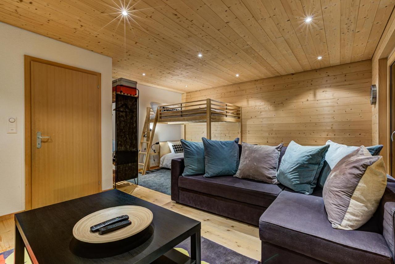 Chalet Le Chapeau La Tzoumaz Eksteriør billede
